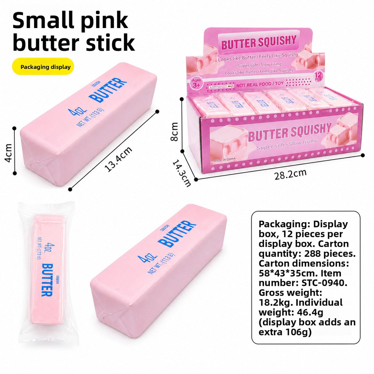 Slow Rebound Butter Squishy