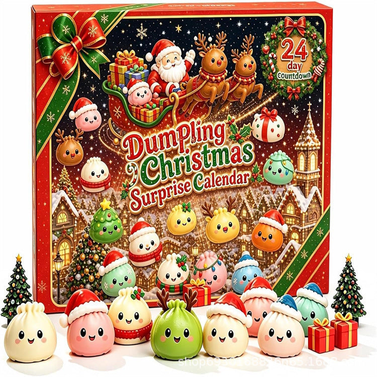 Christmas Squishy Advent Calendar Blind Box