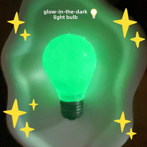 Glow-in-the-Dark Light Bulb Squishie